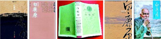 20多年来，陈忠实的《白鹿原》始终畅销不衰，以上图为各种版本的《白鹿原》书影。